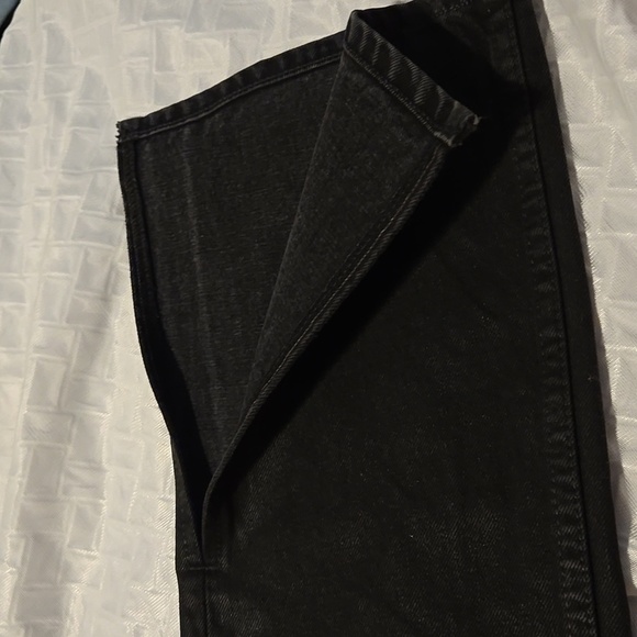 GRLFRND hailey jean in Black Low Rise Slim Boot With Slit Capsule Wardrobe - Picture 8 of 9